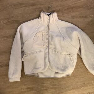 Free people hit the slopes light pink jacket